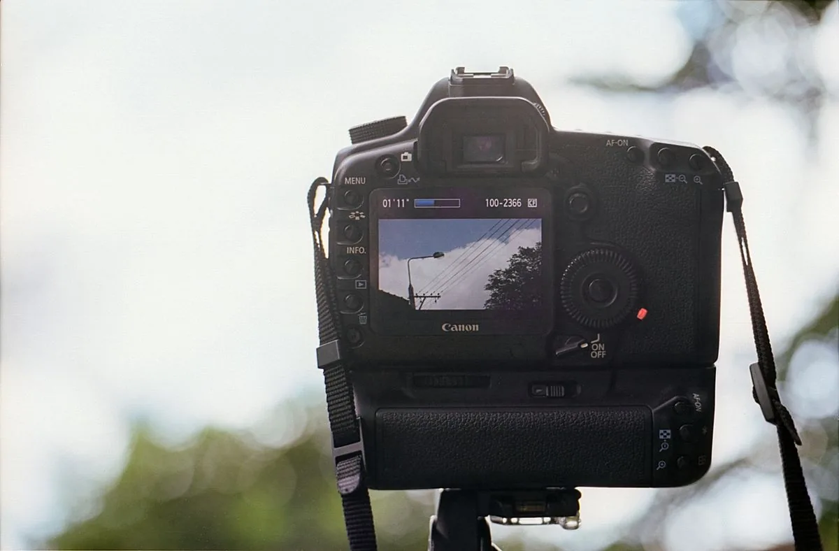 A cinema camera on set, used to test concept reels and shots with Muse AI Video Veo 3.1